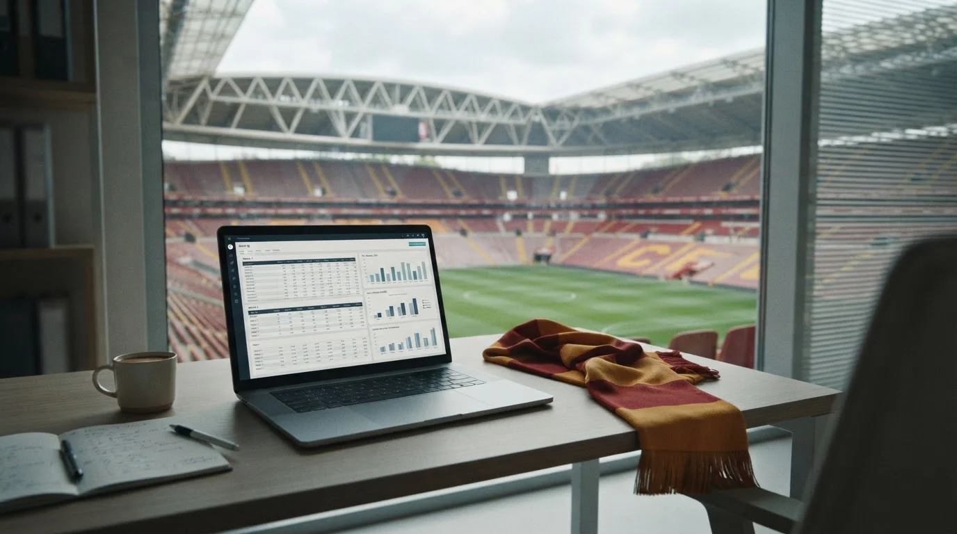 Fußball-Analyse mit digitalen Quoten-Vergleichstabellen auf modernem Display