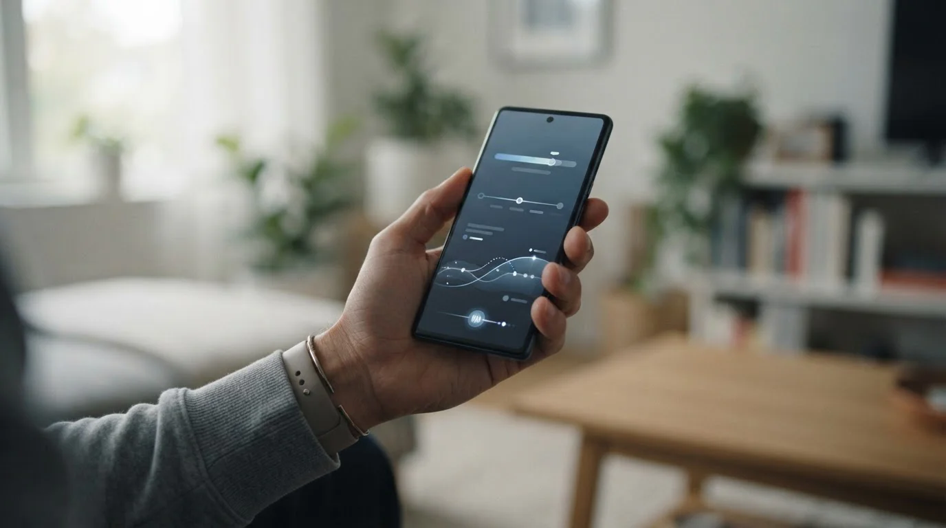 Mobile Banking-App auf Smartphone verdeutlicht Geschwindigkeit moderner Zahlungsmethoden